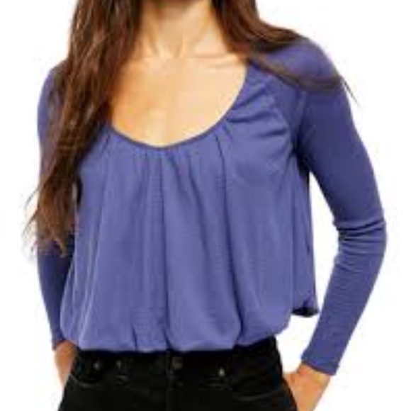 Free People Bondi Long Sleeve Blouson Thermal Top - Picture 3 of 9